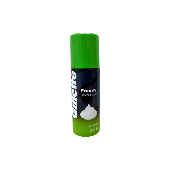 GILLETTE FOAMY LEMON LIME 50 G GILLETTE FOAMY LEMON LIME 50 G