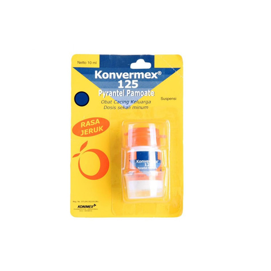 KONVERMEX SUSPENSI 125 MG 10 ML KONVERMEX SUSPENSI 125 MG 10 ML