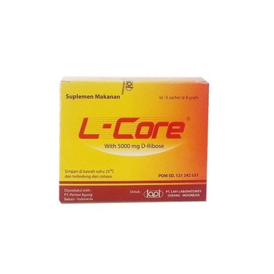 L-CORE 5000 MG D-RIBOSE SACHET L-CORE 5000 MG D-RIBOSE SACHET