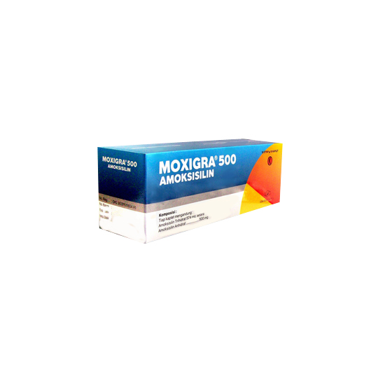 MOXIGRA 500 MG 10 KAPLET MOXIGRA 500 MG 10 KAPLET