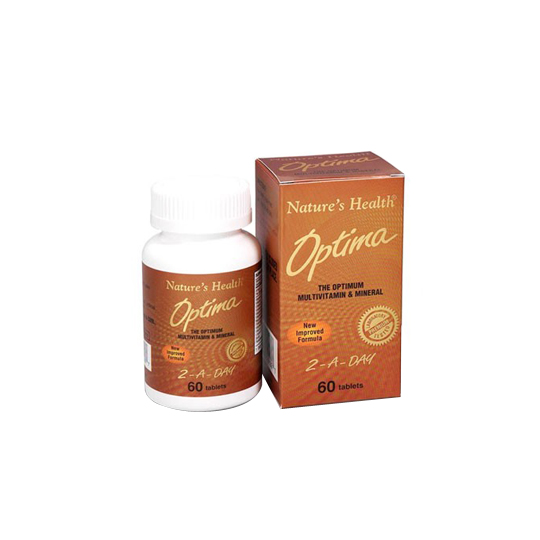 NATURE HEALTH OPTIMA 2-A-DAY 60 TABLET NATURE HEALTH OPTIMA 2-A-DAY 60 TABLET