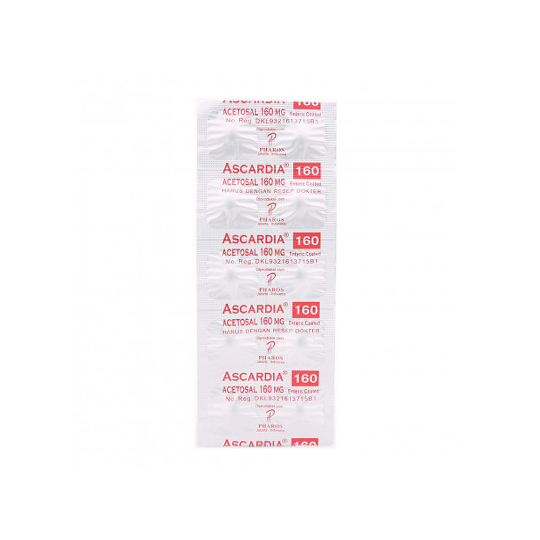 ASCARDIA 160 MG 10 TABLET ASCARDIA 160 MG 10 TABLET