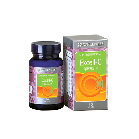 WELLNES EXCELL C + QUERCETIN 30 KAPSUL WELLNES EXCELL C + QUERCETIN 30 KAPSUL