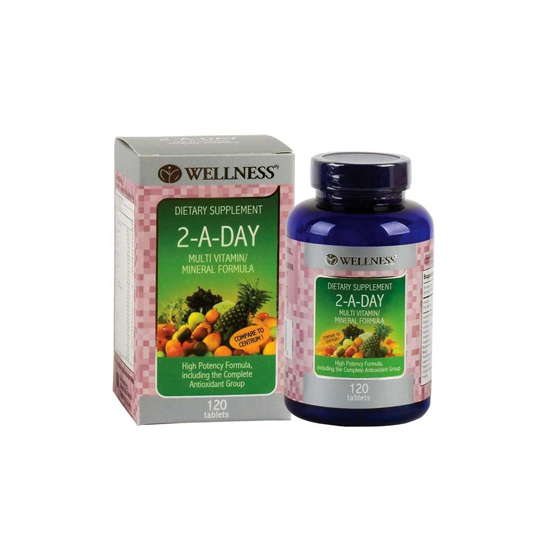 WELLNESS 2-A-DAY MULTIVITAMIN DAN MINERAL 120 KAPSUL WELLNESS 2-A-DAY MULTIVITAMIN DAN MINERAL 120 KAPSUL