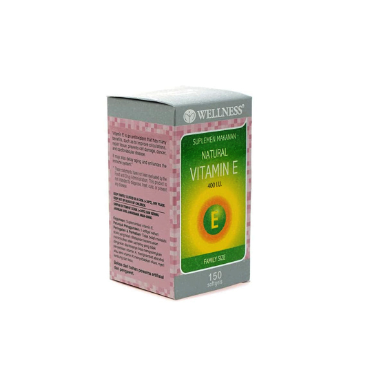 WELLNESS NATURAL VITAMIN E 400 I.U 150 KAPSUL WELLNESS NATURAL VITAMIN E 400 I.U 150 KAPSUL