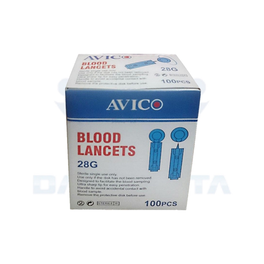 Avico Blood Lancet 100 Pieces Avico Blood Lancet 100 Pieces