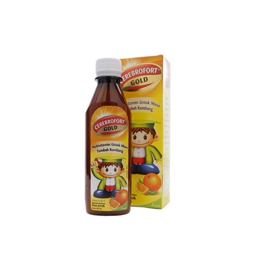 CEREBROFORT GOLD SIRUP ORANGE 200 ML CEREBROFORT GOLD SIRUP ORANGE 200 ML