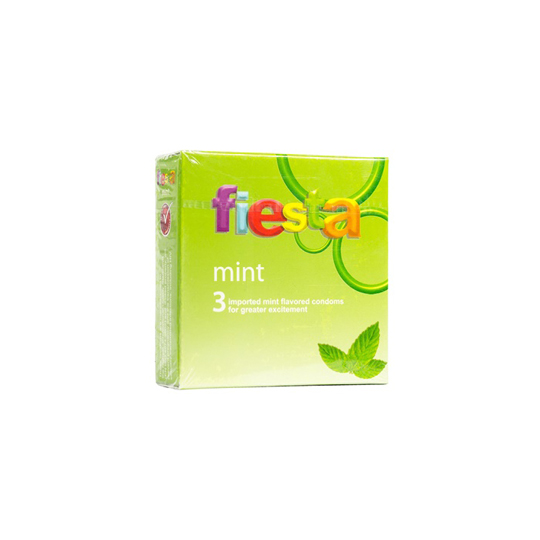 KONDOM FIESTA MINT ISI 3 KONDOM FIESTA MINT ISI 3
