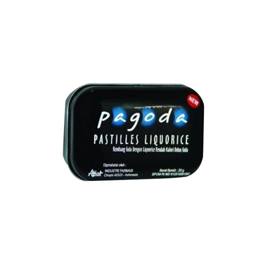Pagoda Pastiles Liquorice 20 g Pagoda Pastiles Liquorice 20 g