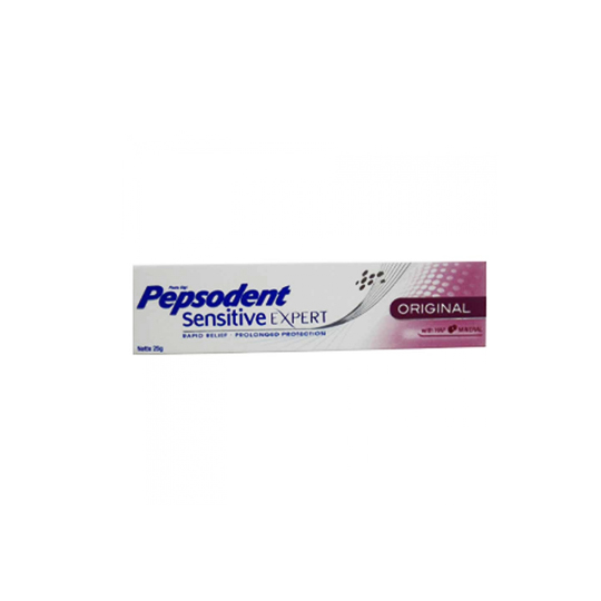 PEPSODENT TOOTH PASTE SENSITIVE EXPERT ORIGINAL 25 GR PEPSODENT TOOTH PASTE SENSITIVE EXPERT ORIGINAL 25 GR
