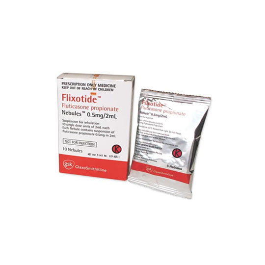 FLIXOTIDE 0.5 MG/2 ML 10 NEBULES FLIXOTIDE 0.5 MG/2 ML 10 NEBULES