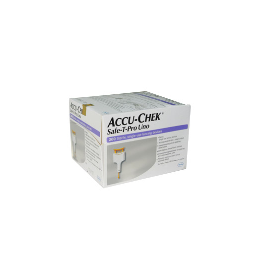 ACCU CHEK SAFE T PRO UNO 200 LANCETS ACCU CHEK SAFE T PRO UNO 200 LANCETS