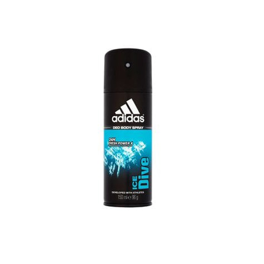 ADIDAS MEN ICE DIVE DEO BODY SPRAY 150 ML ADIDAS MEN ICE DIVE DEO BODY SPRAY 150 ML