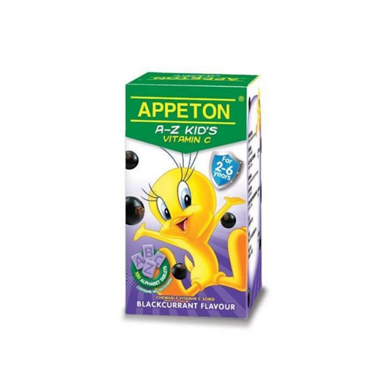 APPETON A-Z KIDS TABLET 30 MG BLACKCURRANT APPETON A-Z KIDS TABLET 30 MG BLACKCURRANT