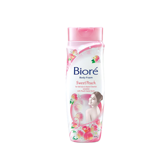 BIORE SWEET PEACH BODY FOAM 250 ML BIORE SWEET PEACH BODY FOAM 250 ML