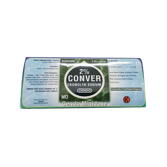 CENDO CONVER 2% MINIDOSE 0,6 ML CENDO CONVER 2% MINIDOSE 0,6 ML