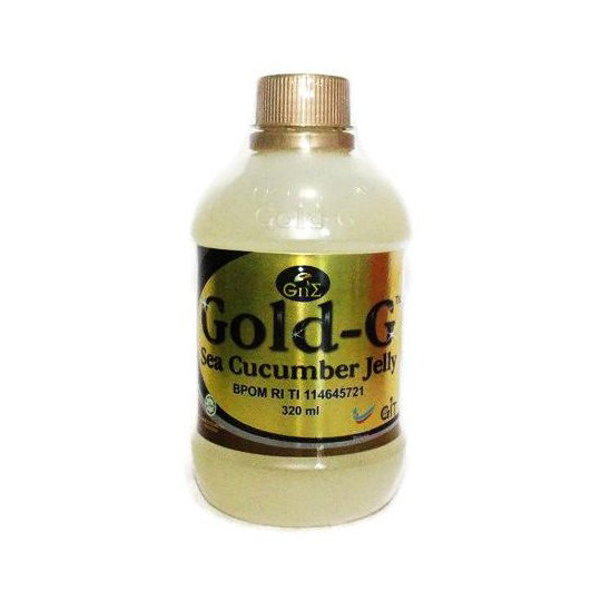 GOLD G SEA CUCUMBER JELLY GAMAT 320 ML GOLD G SEA CUCUMBER JELLY GAMAT 320 ML