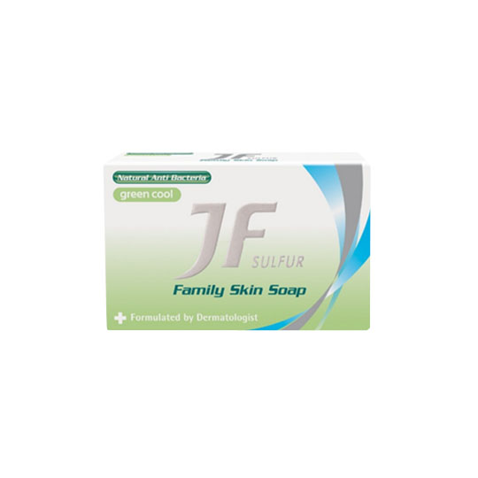 JF SULFUR FAMILY SKIN SOAP GREEN COOL 90 GRAM JF SULFUR FAMILY SKIN SOAP GREEN COOL 90 GRAM