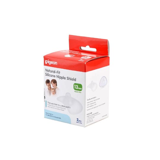 Pigeon Natural Fit Silicone Nipple Shield - Pack Of 2 Pigeon Natural Fit Silicone Nipple Shield - Pack Of 2