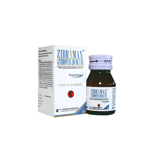 ZIBRAMAX DRY SIRUP 200MG/5 ML 15 ML ZIBRAMAX DRY SIRUP 200MG/5 ML 15 ML