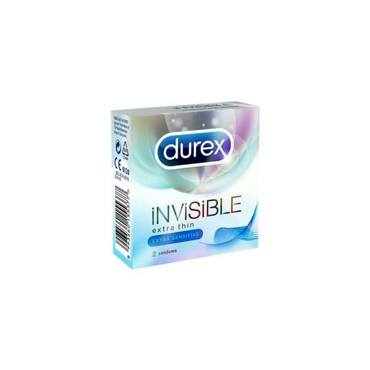 KONDOM DUREX INVISIBLE EXTRA THIN ISI 2 KONDOM DUREX INVISIBLE EXTRA THIN ISI 2