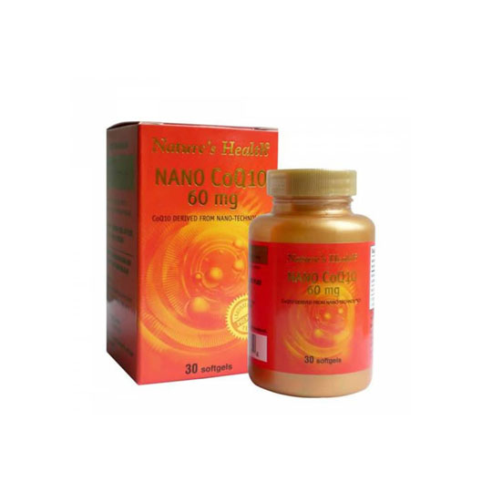 NATURE'S HEALTH COQ10 60 MG 30 KAPSUL NATURE'S HEALTH COQ10 60 MG 30 KAPSUL