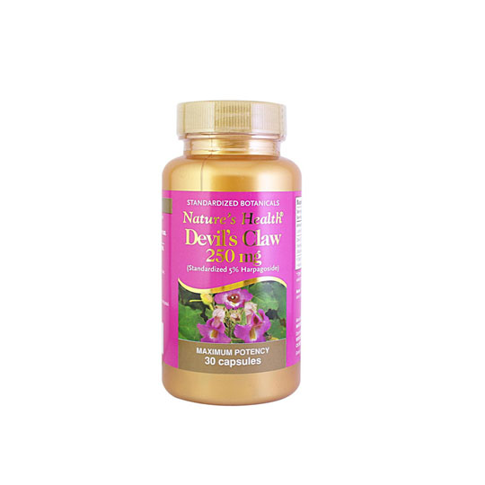 NATURE'S HEALTH DEVIL'S CLAW 250 MG 30 KAPSUL NATURE'S HEALTH DEVIL'S CLAW 250 MG 30 KAPSUL