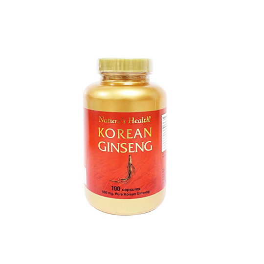 NATURE'S HEALTH KOREAN GINSENG 500MG 100 KAPSUL NATURE'S HEALTH KOREAN GINSENG 500MG 100 KAPSUL