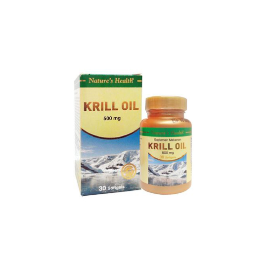 NATURE'S HEALTH KRILL OIL 500MG 30 KAPSUL NATURE'S HEALTH KRILL OIL 500MG 30 KAPSUL