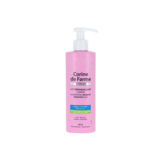 CORINE DE FARME ILLUMINATING MAKE UP REMOVER MILK 200 ML CORINE DE FARME ILLUMINATING MAKE UP REMOVER MILK 200 ML