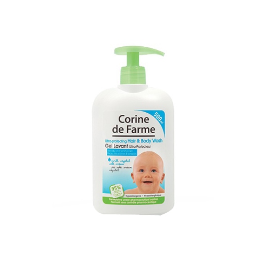 Corine De Farme Ultra Protecting Hair & Body Wash 500 ml Corine De Farme Ultra Protecting Hair & Body Wash 500 ml
