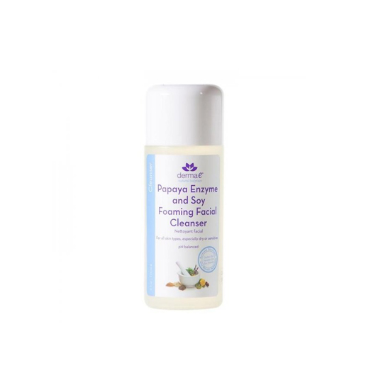 DERMA E PAPAYA & SOY MILK CLEANSER 175 ML DERMA E PAPAYA & SOY MILK CLEANSER 175 ML