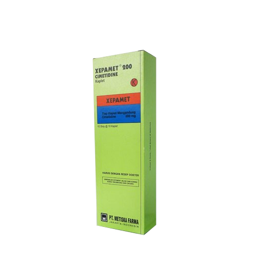 XEPAMET 200 MG 10 KAPLET XEPAMET 200 MG 10 KAPLET