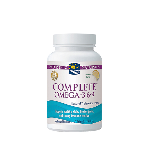 NORDIC COMPLETE OMEGA 369 LEMON 60 SOFTGEL NORDIC COMPLETE OMEGA 369 LEMON 60 SOFTGEL