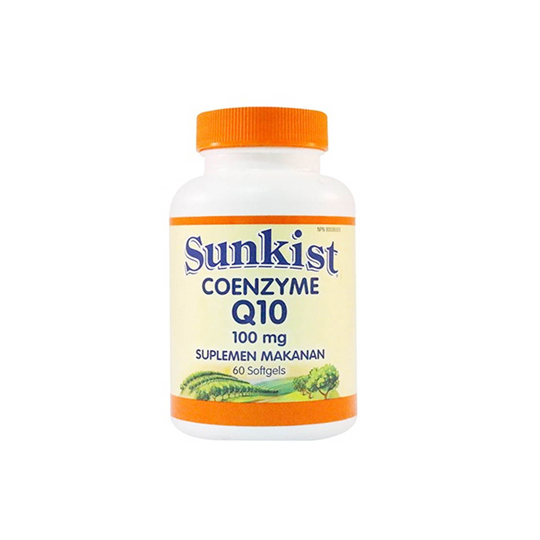 SUNKIST COQ10 100 MG 60 SOFTGEL SUNKIST COQ10 100 MG 60 SOFTGEL