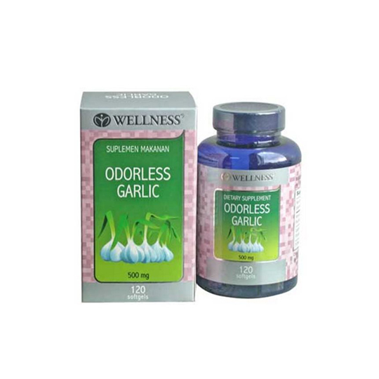 WELLNESS ODORLESS.GARLIC 500MG SOFTGEL 120S WELLNESS ODORLESS.GARLIC 500MG SOFTGEL 120S