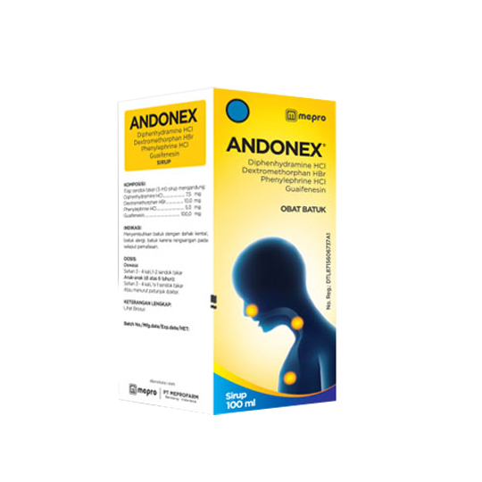 ANDONEX SYRUP 100 ML ANDONEX SYRUP 100 ML