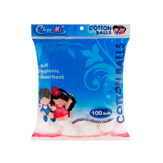 CHAR MI COTTON BALLS 100 PCS CHAR MI COTTON BALLS 100 PCS