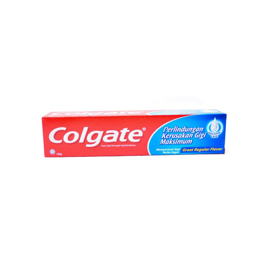 COLGATE GREAT REGULAR FLAVOR TOOTHPASTE 180 GR COLGATE GREAT REGULAR FLAVOR TOOTHPASTE 180 GR