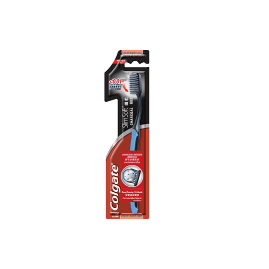 COLGATE SLIM SOFT CHARCOAL SIKAT GIGI COLGATE SLIM SOFT CHARCOAL SIKAT GIGI