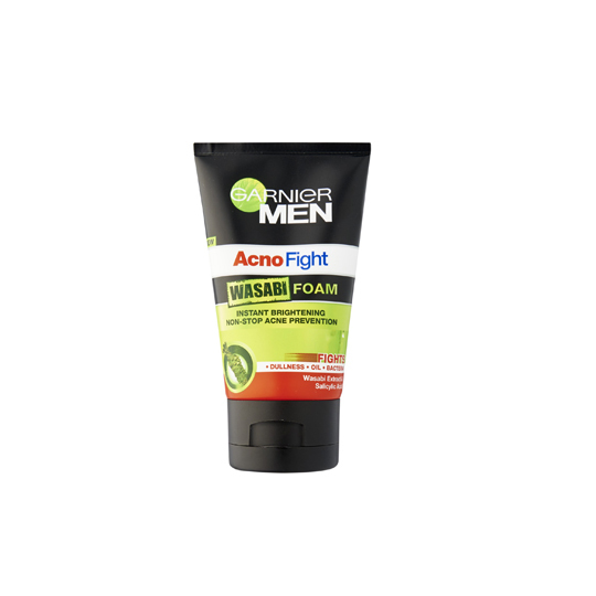 Garnier Men Acno Fight Wasabi Brightening Foam 100 ml Garnier Men Acno Fight Wasabi Brightening Foam 100 ml