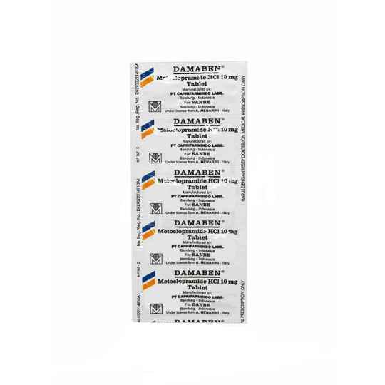 DAMABEN 10 MG 10 TABLET DAMABEN 10 MG 10 TABLET