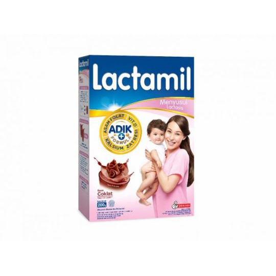 LACTAMIL IBU MENYUSUI RASA COKLAT 200 G LACTAMIL IBU MENYUSUI RASA COKLAT 200 G