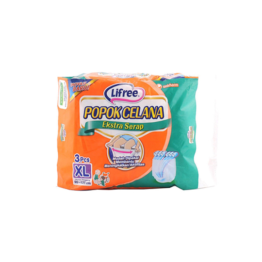 LIFREE POPOK DEWASA CELANA XL 3 PIECES LIFREE POPOK DEWASA CELANA XL 3 PIECES