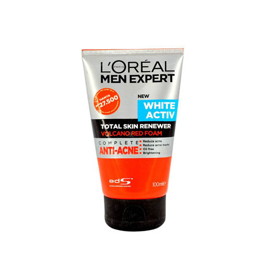Loreal Men White Active Volcano Red Foam 100 ml Loreal Men White Active Volcano Red Foam 100 ml