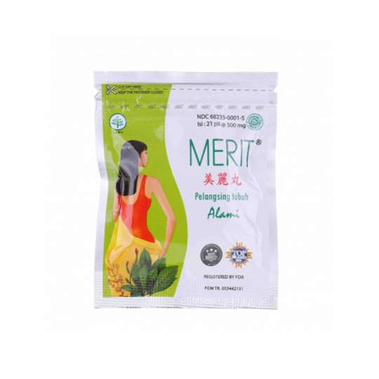 Merit Body Slimming Sachet 21 Pil Merit Body Slimming Sachet 21 Pil