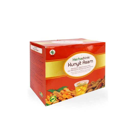 HERBADRINK KUNYIT ASAM 25 G 5 SACHET HERBADRINK KUNYIT ASAM 25 G 5 SACHET