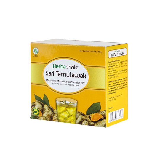 HERBADRINK TEMULAWAK 18 G 5 SACHET HERBADRINK TEMULAWAK 18 G 5 SACHET
