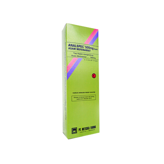 ANALSPEC 500 MG 10 KAPLET ANALSPEC 500 MG 10 KAPLET