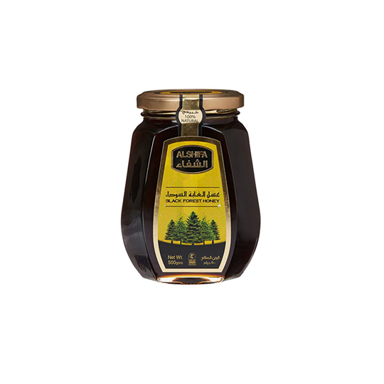 ALSHIFA BLACK FOREST HONEY 500 GR ALSHIFA BLACK FOREST HONEY 500 GR